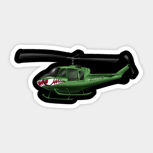 Huey Helicopter Sticker
